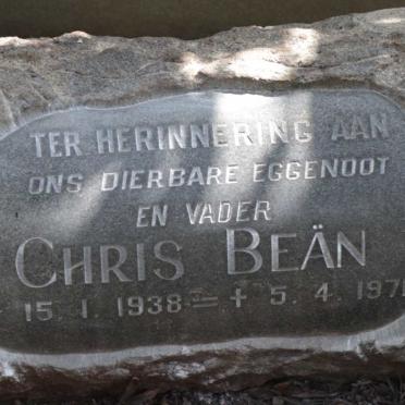 BEAN Chris 1938-1971