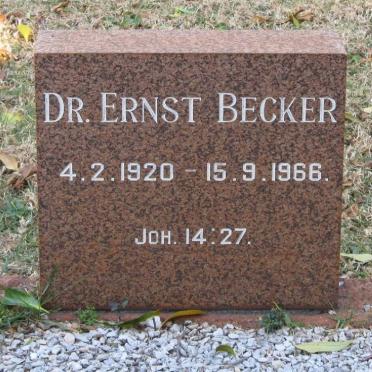 BECKER Ernst 1920-1966