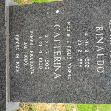 BELTRAMI Rinaldo 1902-1985 &amp; Catterina 1905-1990