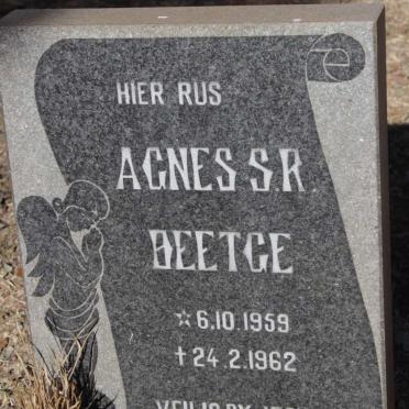 BEETGE Agnes S.R. 1959-1962