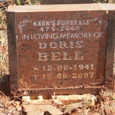 BELL Doris 1941-2007