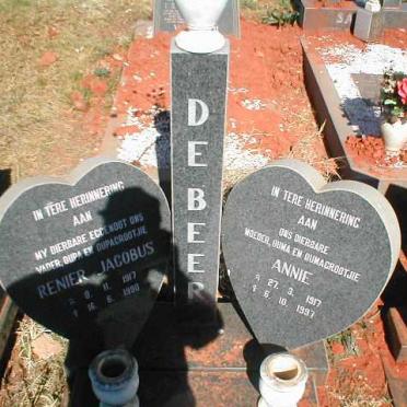 BEER Renier Jacobus, de 1917-1990 &amp; Annie 1917-1997