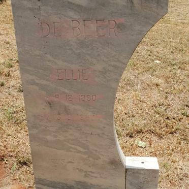 BEER Ellie, de 1890-1980