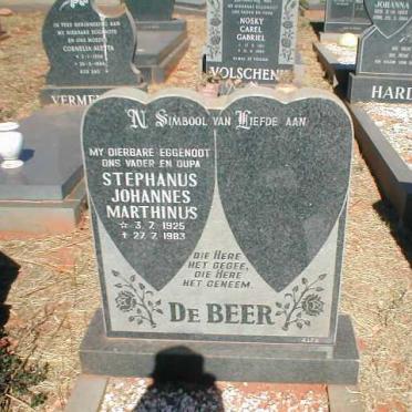 BEER Stephanus Johannes Marthinus, de 1925-1983