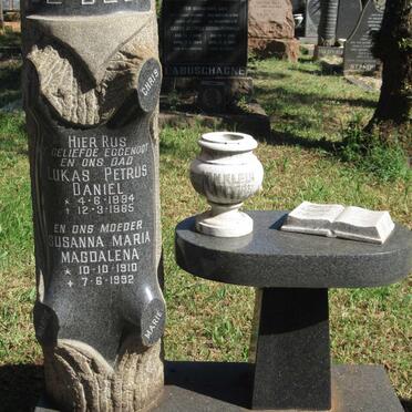 BEER Lukas Daniel, de 1894-1965 &amp; Susanna Maria Magdalena 1910-1992