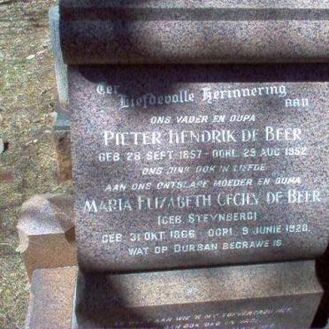 BEER Pieter Hendrik, de 1857-1952 &amp; Maria Elizabeth Cecily STEYNBERG 1866-1928