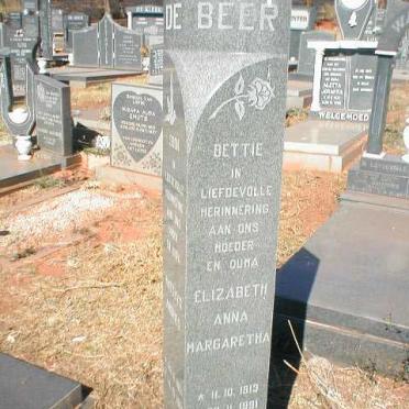 BEER Matthijs Andries, de 1921-1988 &amp; Elizabeth Anna Margaretha 1913-1991