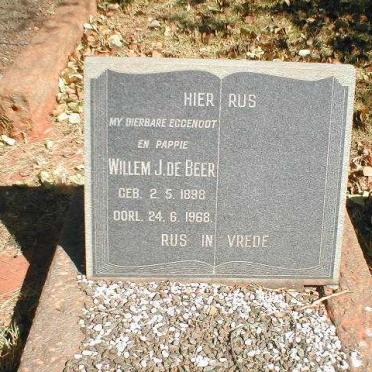 BEER Willem J., de 1898-1968