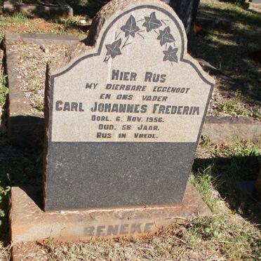 BENEKE Carl Johannes Frederik -1956