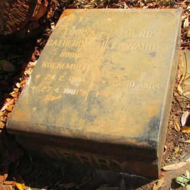 BERRY Henry Edward J. 1904- &amp; Louisa Catherina J. KOEKEMOER 1904-1981