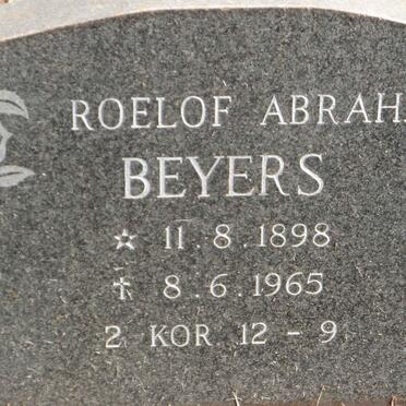 BEYERS Roelof Abraham 1898-1965