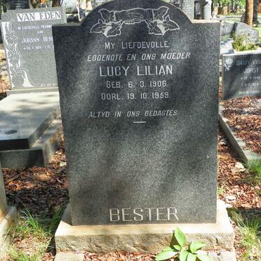 BESTER Lucy Lilian 1906-1959