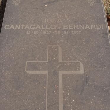 BERNARDI Igla Cantagallo 1927-2007