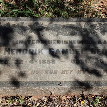 BEUKES Hendrik Samuel 1888-1956