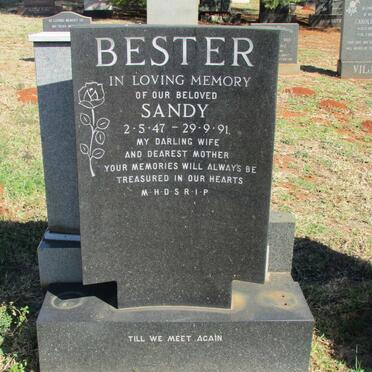 BESTER Sandy 1947-1991
