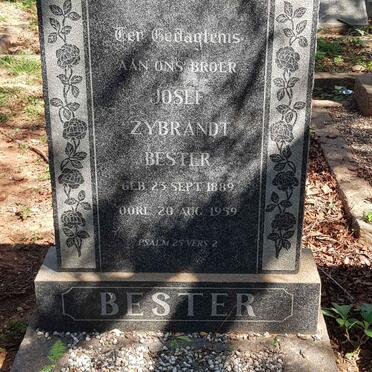 BESTER Josef Zybrandt 1889-1959