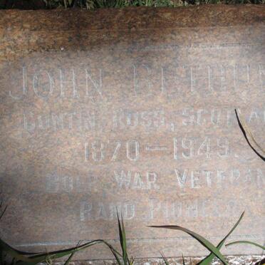 BETHUNE John 1870-1949