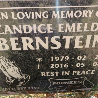 BERNSTEIN Candice Emelda 1979-2016