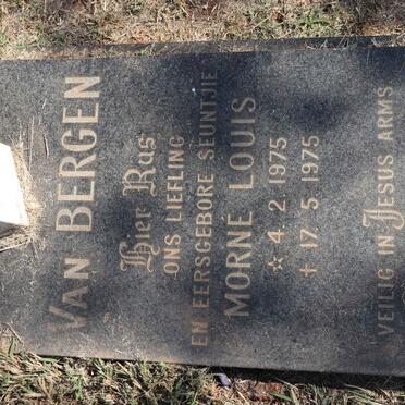 BERGEN Morne Louis, van 1975-1975