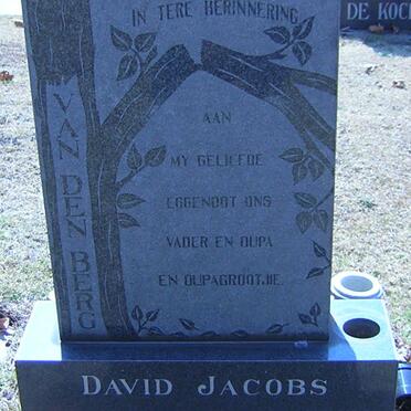 BERG David Jacobs, van den 1914-1985