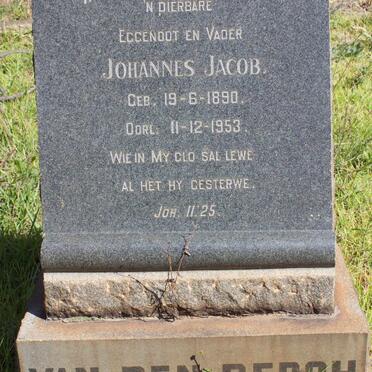 BERGH Johannes Jacob, van den 1890-1953