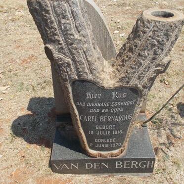 BERGH Carel Bernardus, van den 1915-1970