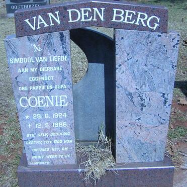 BERG Coenie, van den 1924-1986