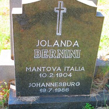 BERNINI Jolanda 1904-1986