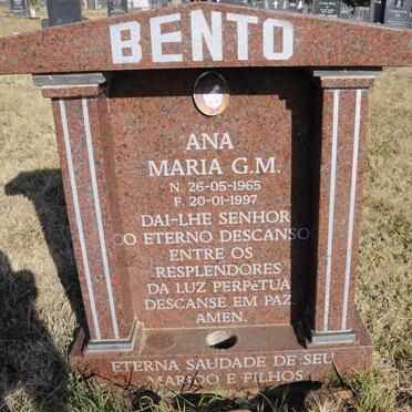 BENTO Ana Maria G.M. 1965-1997