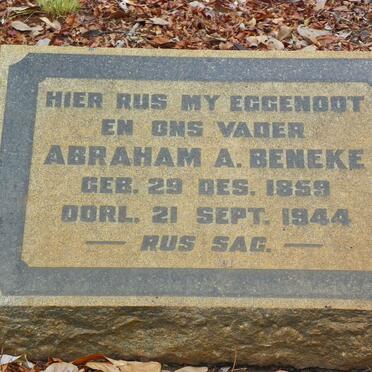 BENEKE Abraham A. 1859-1944