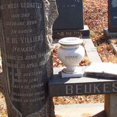 BEUKES F.H. DE VILLIERS 1944-1961
