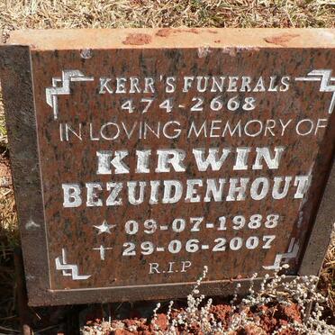 BEZUIDENHOUT Kirwin 1988-2007