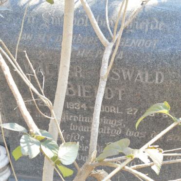 BIELDT Walter Oswald 1934-