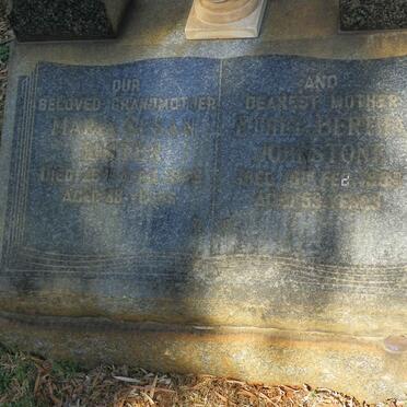 BISTER Maria Susan -1946 :: JOHNSTONE Ethel Bertha -1959