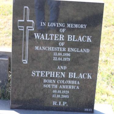 BLACK Walter 1896-1979 :: BLACK Stephen 1928-2005