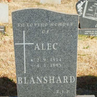 BLANSHARD Alec 1914-1995