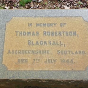 BLACKHALL Thomas Robertson -1944
