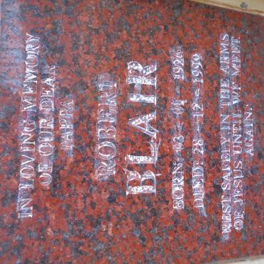 BLAIR Robert 1926-1999