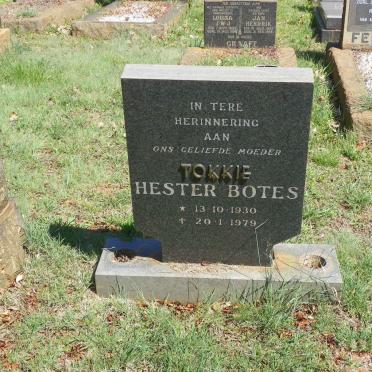 BOTES Hester 1930-1979