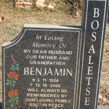 BOSALETSE Benjamin 1924-2006