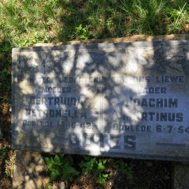 BOTES Joachim Martinus -1954 &amp; Gertruida Petronella -1942