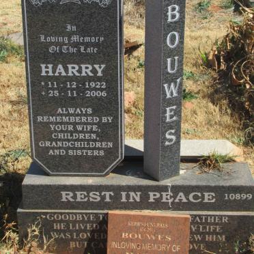 BOUWES Harry 1922-2006