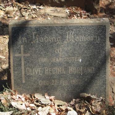 BORLAND Olive Regina -1957