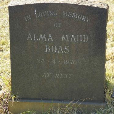 BOAS Alma Maud -1970