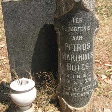 BOTES Petrus Marthinus 1923-1970