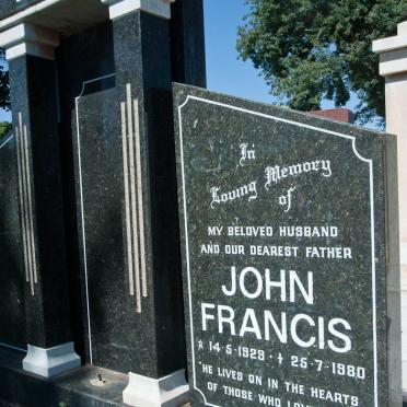 BOLUS John Francis 1929-1980