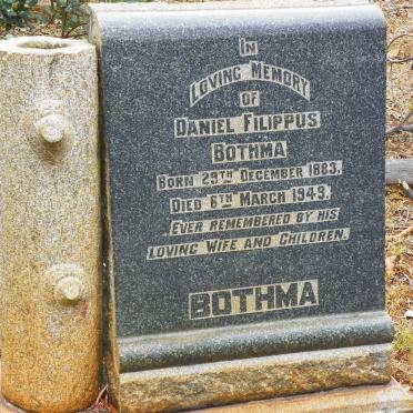 BOTHMA Daniel Filippus 1883-1949