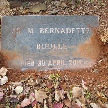 BOULLE M. Bernadette -2012