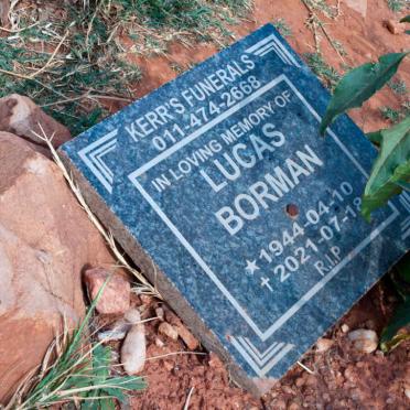 BORMAN Lucas 1944-2021