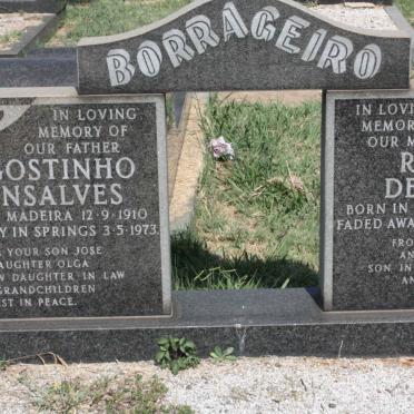 BORRAGEIRO Agostinho Gonsalves 1910-1973 &amp; Rosa de Jesus 1912-1972